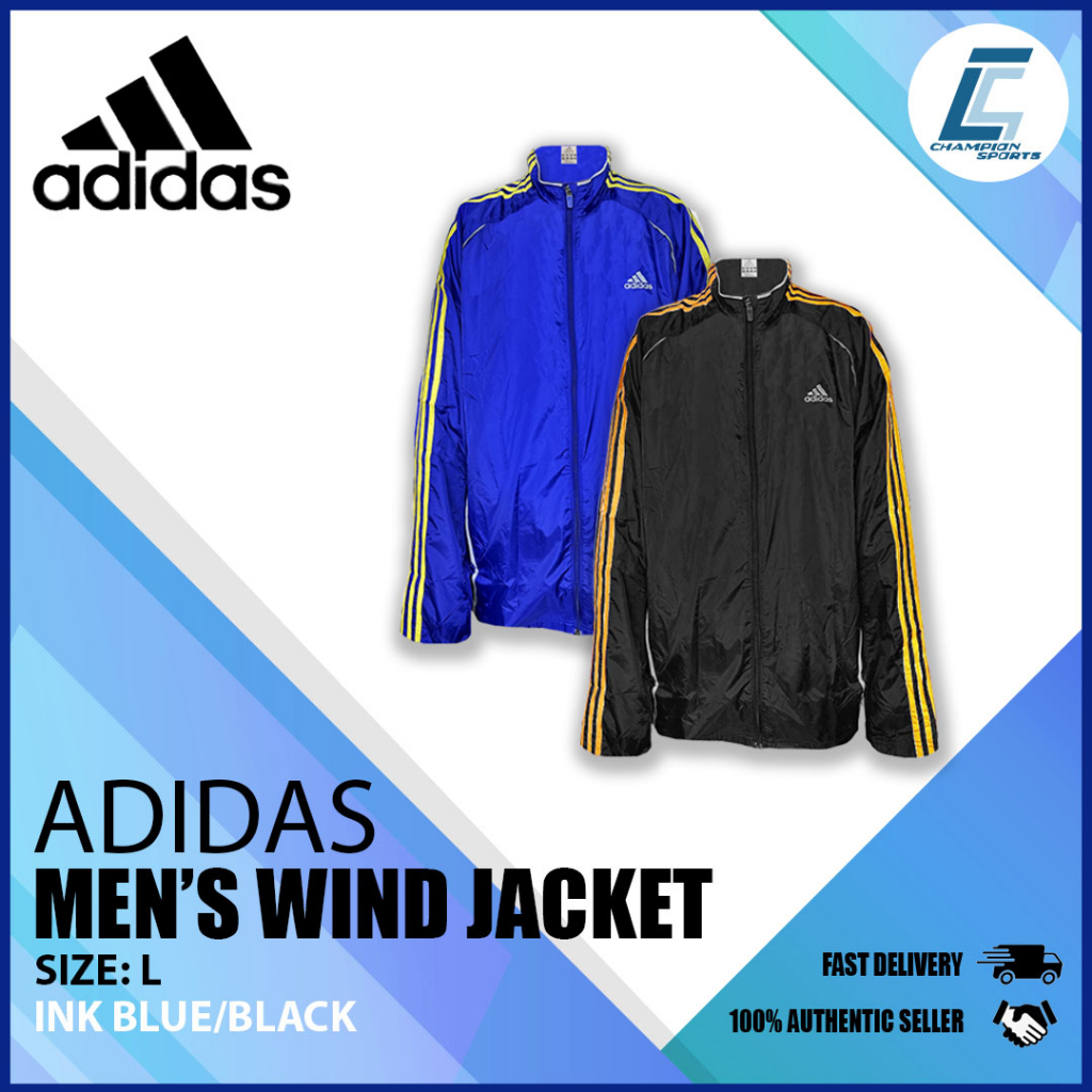 Adidas Men's Wind Jacket (X18294/V39758) Shopee Singapore