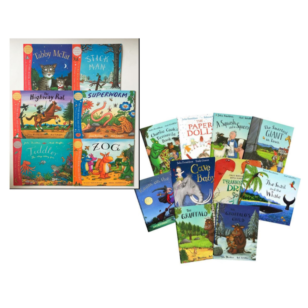 Julia Donaldson (Author for Gruffalo) 16 books Collection | Shopee ...