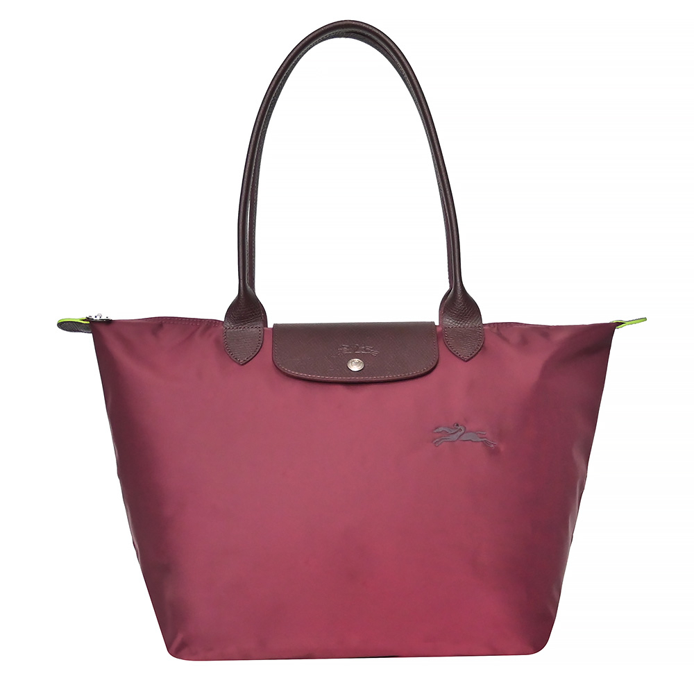 Longchamp Burgundy Le Pliage Green Shoulder Bag L Shopee Singapore