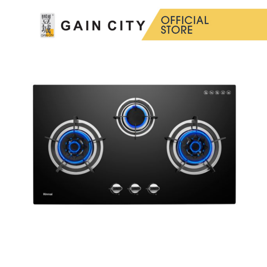 Rinnai Gas Hob 3 Burner Rb983glpg Shopee Singapore