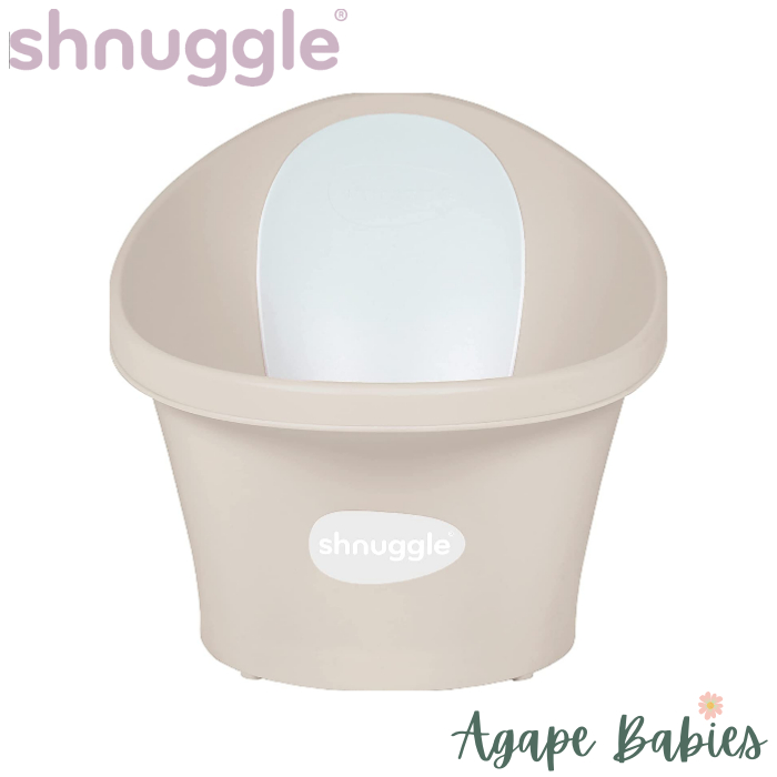 Shnuggle Bath with Plug – Taupe