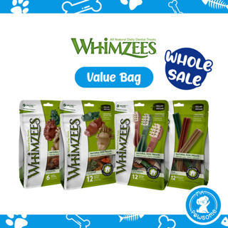 [As low as $18.50] Whimzees Dog Dental Chew Value Bag