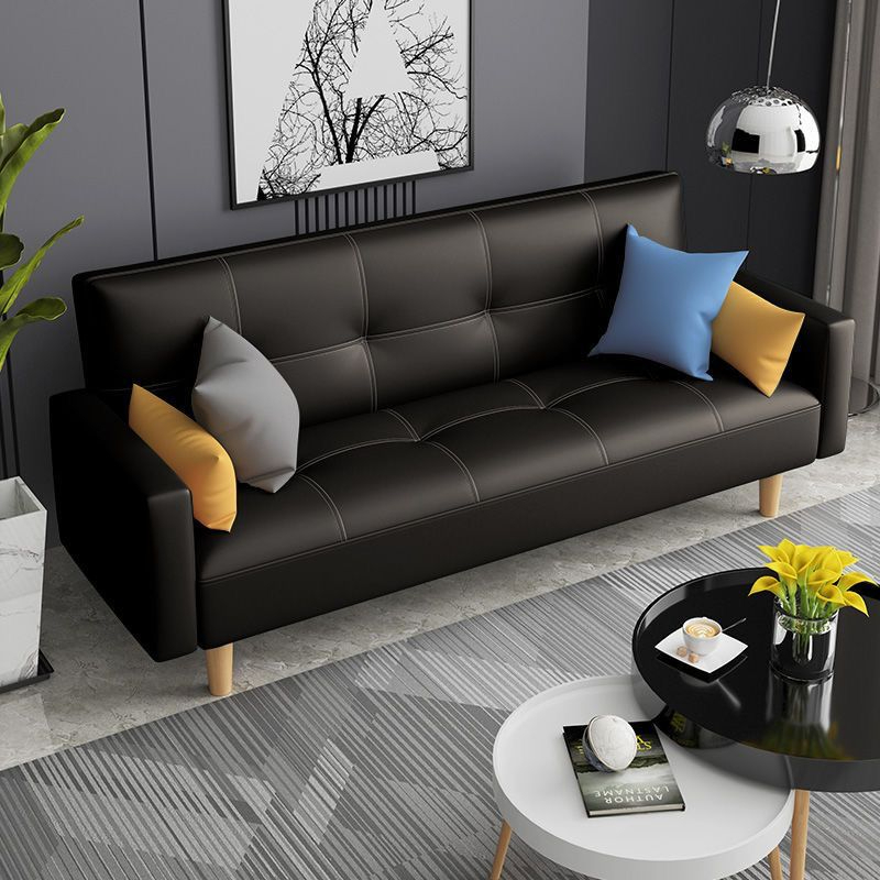 3 Modes Sofa Bed Multifunction Sofa Bed PU Leather Velvet Sofa Bed