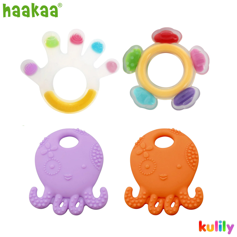 Haakaa Silicone Teether (Ferris Wheel/ Palm/ Octopus)
