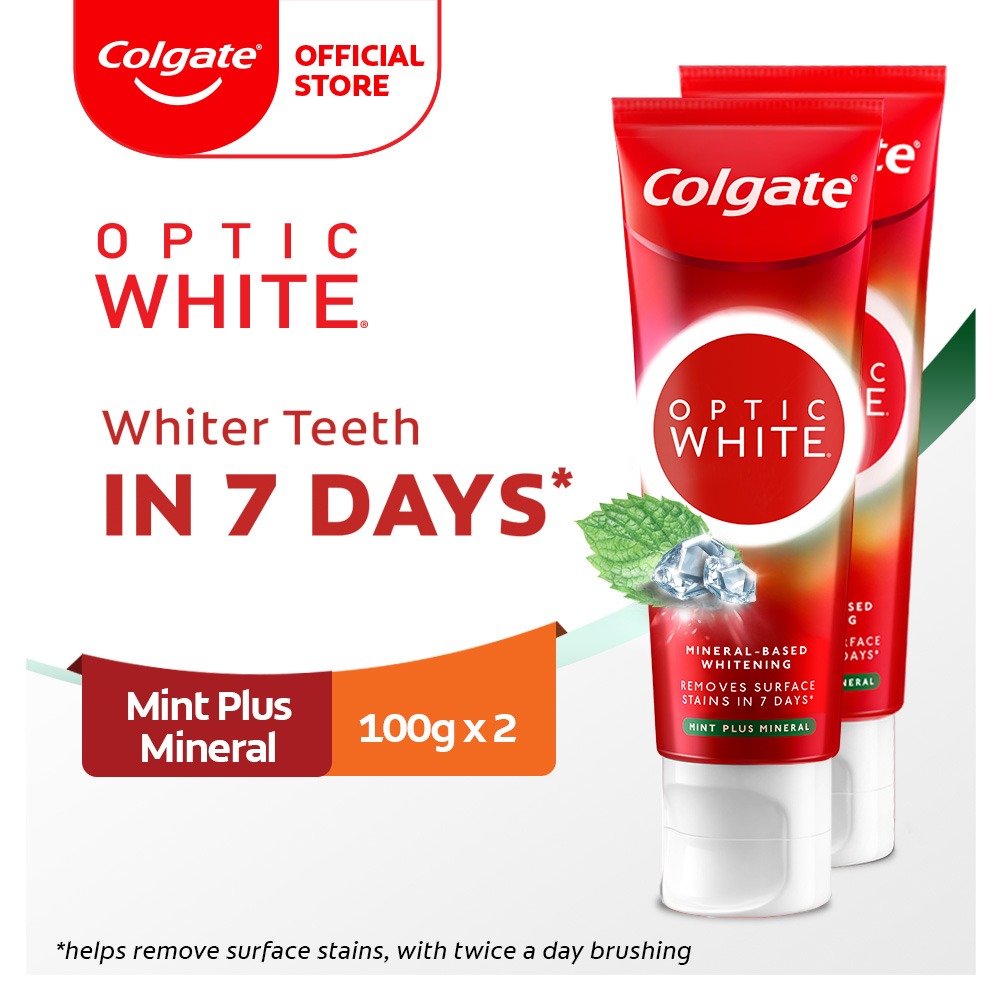 Colgate Optic White Mint Plus Mineral - 口臭防止