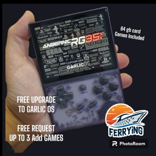 [] ANBERNIC RG35XX Mini Retro Handheld Gameboy Miyoo Mini Powkiddy Pokemon mario Garlic Batocera rgb20s