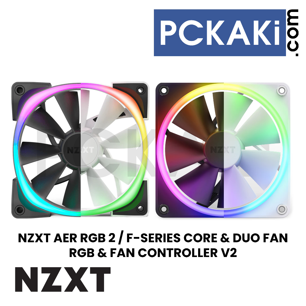 最も優遇 NZXT F120 RGB CORE Black 120mm LEDファン ブラック RF