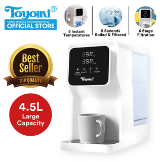 Toyomi 4.5L Instant Boil Filtered Water Dispenser FB 8845F