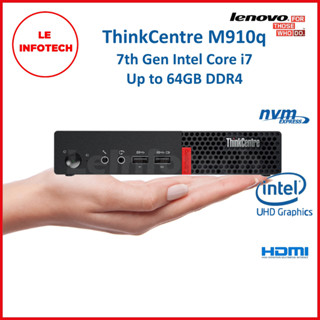 LENOVO ThinkCentre M910q Tiny Desktop Intel Core i7-7700T 2.90GHz 8-64GB DDR4 256-960GB NVMe WiFi HDMI Win10Pro Used