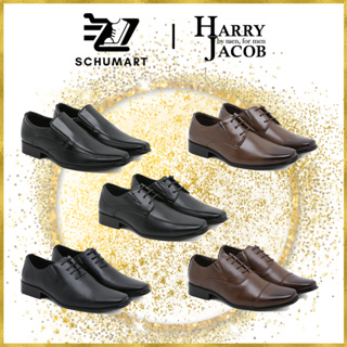 [BY SCHUMART] Harry Jacob Men Classic Black/Brown Formal Shoes Series