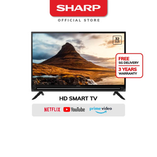 SHARP 32'' 40” Narrow Bezel HD Ready Smart TV | Netflix, Youtube, Prime Video & Browser
