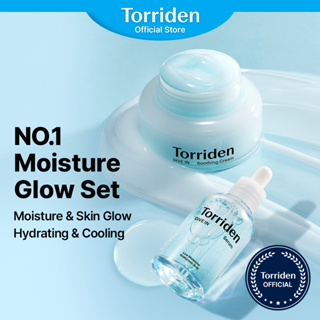[Bundle of 2][Torriden Official] DIVE IN Hyaluronic Acid, Daily Soothing Serum 50ml, Moisturizing Facial Soothing Cream 100ml for Moisture Glow set