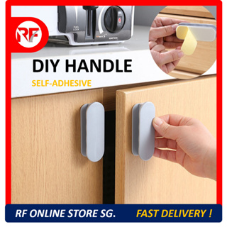 2PCS  Instant Cabinet Drawer Handle Window Handle Self-Adhesive Opening Stick Drawer Door Knobs Auxiliary Handle