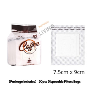 50 PC Disposable Coffee Drip bag - Ear hanging Style filter , portable and easy to use #6