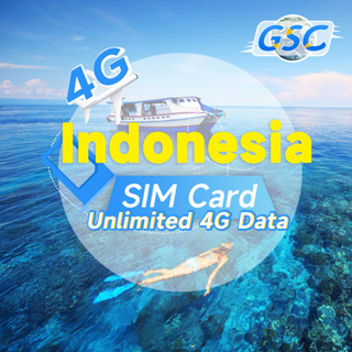 INDONESIA SIM Card 3~15 Days Unlimited data Support eSIM 4GLTE 5GB BALI BATAM