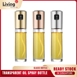 Glass Olive Pump Spray Bottle Oil Sprayer Pot #0