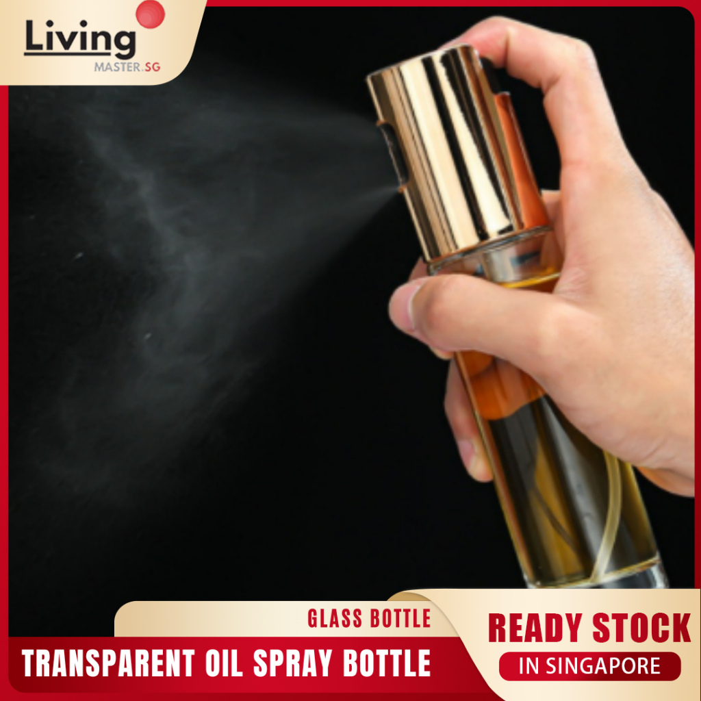 Glass Olive Pump Spray Bottle Oil Sprayer Pot