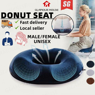 [SG Stock] Office Seat Cushion Donut Pillow Hemorrhoid Cushion for Post Surgery Pain Relief