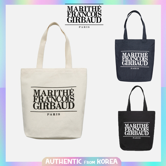 Marithe☆REGULAR LOGO LAYERED TOTE BAG （2color） REGULAR LOGO LAYERED TOTE BAG cream - MARITHÉ+FRANҪOIS GIRBAUD
