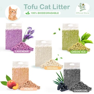 BIC TOFU Cat Litter Eco-Friendly Biodegradable Fast Clump & Flushable (6L)