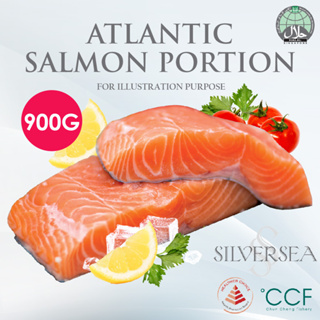 Silversea - Premium Atlantic Salmon Fish Fillet Steak 450G/900G Fresh Frozen Seafood - HALAL