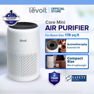 [Best Seller] Levoit Core Mini Portable Desktop Air Purifier | H13 True HEPA Filter | Aromatherapy Diffuser