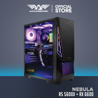 Armaggeddon Nebula R5 5600X + RX 6600 | 16GB RGB RAM | 1TB SSD | Gaming PC