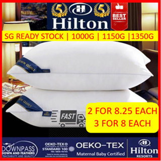 🔥CHEAPEST SALES🔥SG READY STOCK🔥 Bundle Discount🔥 Hilton Grade Pillow | Five Star Hotel Pillow | 1000G