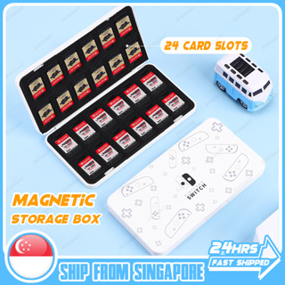 [SG READY STOCK] For Nintendo Switch Game Card Case Magnetic Protection Cover Switch/Oled Cassette Storage Box