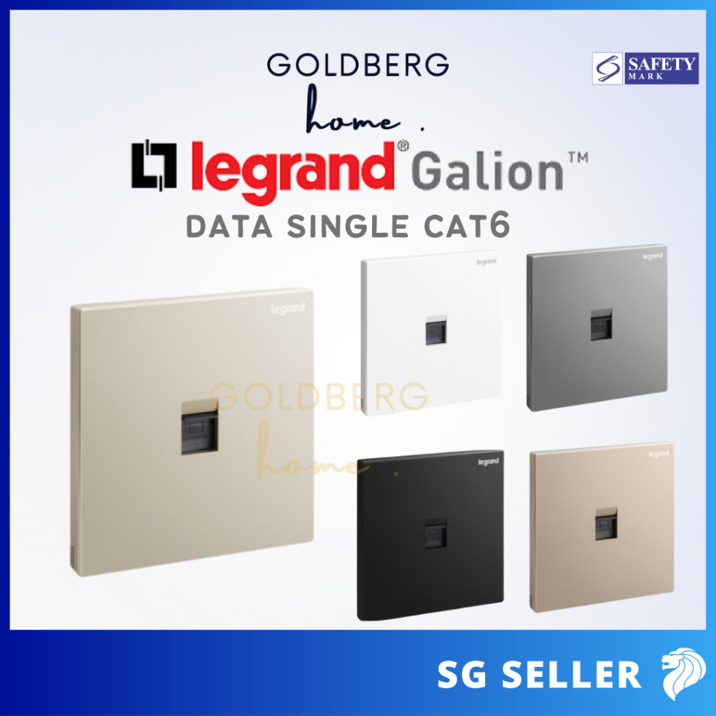 Legrand Galion Data Cat6 1 gang 2 gang | Goldberg Home