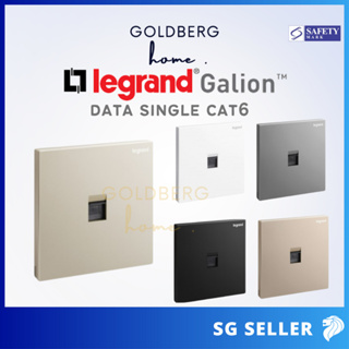 Legrand Galion Data Cat6 1 gang 2 gang | Goldberg Home #0