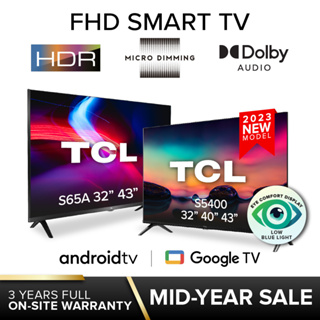TCL S65A | S5400 Full HD Smart TV 32 40 43 inch | Android TV | Google TV