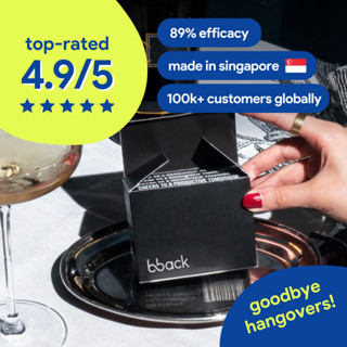 bback / Bounceback Hangover Relief & Alcohol Detox - Top SG Product
