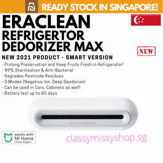 🇸🇬 [NEW] ERACLEAN Refrigerator Deodorizer Pro Sterilizer MAX, Fridge Air Purifier #0