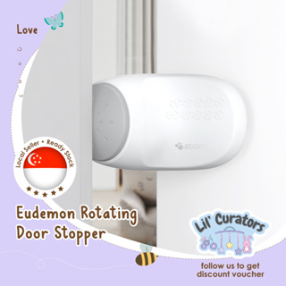 (Lil' Curators) Eudemon rotating door stopper | Door Holders | Baby finger safety | Child Proof | Prevent Door Lock