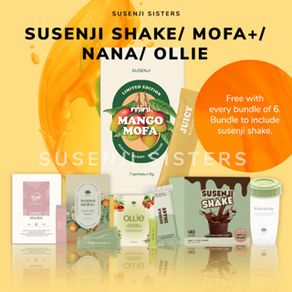 INSTOCKS + PROMO - Susenji Shake, Gold Gel, Mofa+, Nana. Free shaker. Slimming, detoxing, whitening