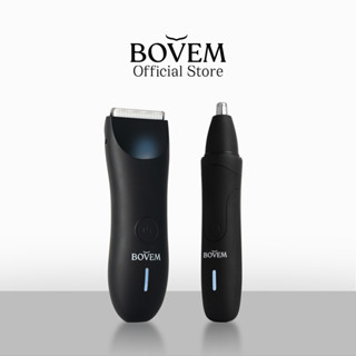 BOVEM Essentials Package: The Perfect Kit for Private, Body and Groin Waterproof Grooming and Nose and Ear Hair Shaver