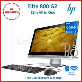 HP Elite 800 G2 23in All in One Desktop Intel i5 Gen6 8/16GB RAM 512GB SSD Webcam HDMI Win10Pro Used 30 Days Warranty