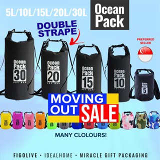 [SG Ready Stock] 5L / 10L /15L / 20L / 30L Ocean Pack Dry Bag Outdoor Gear Mother's Day Gift