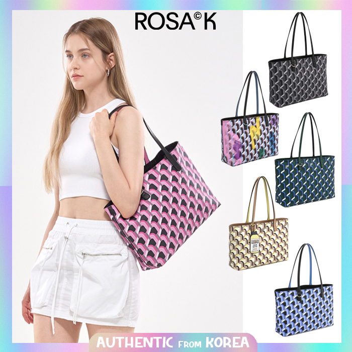 ROSA K Cabas Monogram Shopper_6 Color