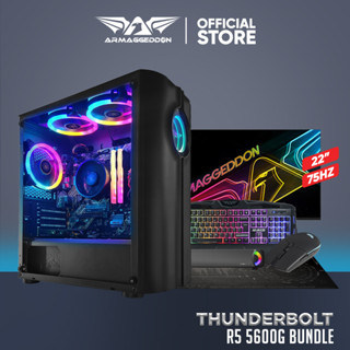 Armaggeddon Thunderbolt R5 5600G Best Entry Level for Gaming and Office | 16GB RGB RAM | 1TB SSD