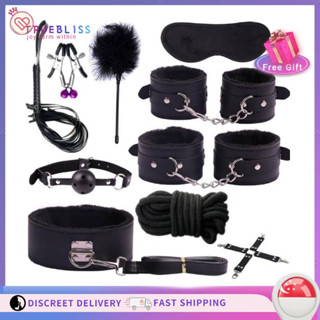SG Seller SM BDSM Sex Toys For Women Beginner 10 Piece Set  Adult  Sex Toy Foreplay For Couple Sex Games Toys