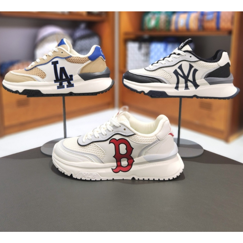 MLB チャンキーランナー ベーシック NY (Cream) MLB Chunky Runner Basic New York Yankees Cream | SASOM