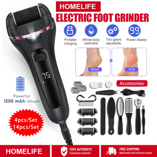[SG Stock] Electric Foot Pedicure Tools Callus Remover Feet File Foot Grinder Rechargeable Foot Care 电动磨脚器
