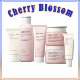 innisfree Jeju Cherry Blossom Set(Lotion, Skin, Jelly Cream, Tone Up Cream)