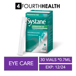 Systane Lubricant Preservative-Free Eye Drops Hydration UD 30 x 0.7ml Vials (Exp Dec 2024)