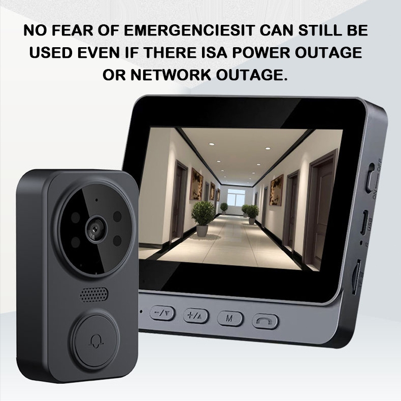 [SG] Wireless Door Bell With Camera Digital Video Doorbell Smart Infrared Night Version Door Bell Home Security Doorbell