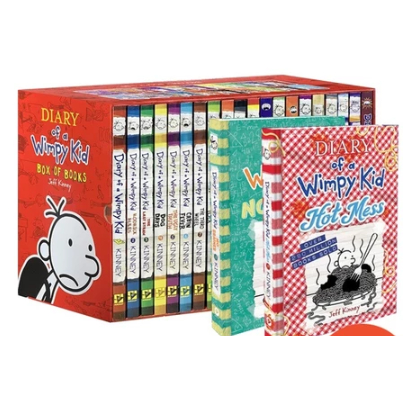Diary of a Wimpy Kid 全24巻セット Amazon.co.jp: diary of a Wimpy Kid 16冊 箱入りセット 完全