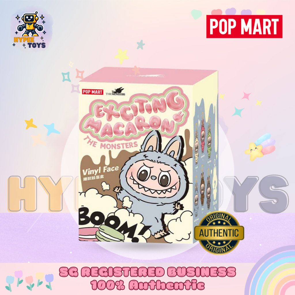 【正規品】Popmart Labubu Exciting Macaron Original Labubu V1 Pop Mart The Monsters Exciting Macaron