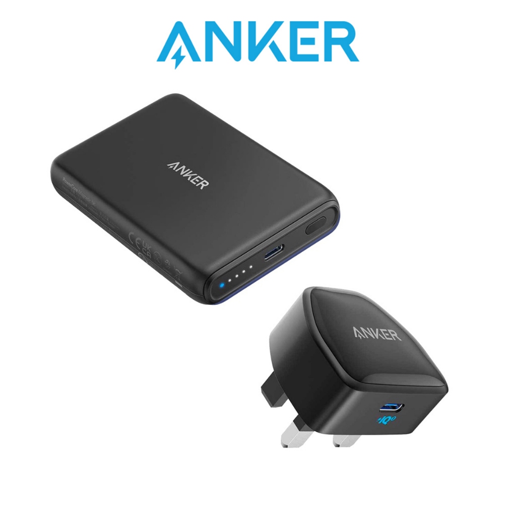 Anker Powerbank Magnetic Charger Power Bank 5000Mah Wireless Charger